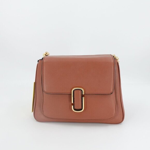 Marc Jacobs The J Marc Chain Mini Satchel Bag Brown - Picture 2 of 16